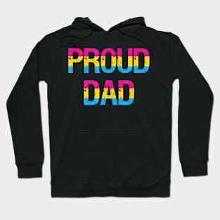 Pansexual Proud Dad Fathers Day Pan Pride Flag Hoodie